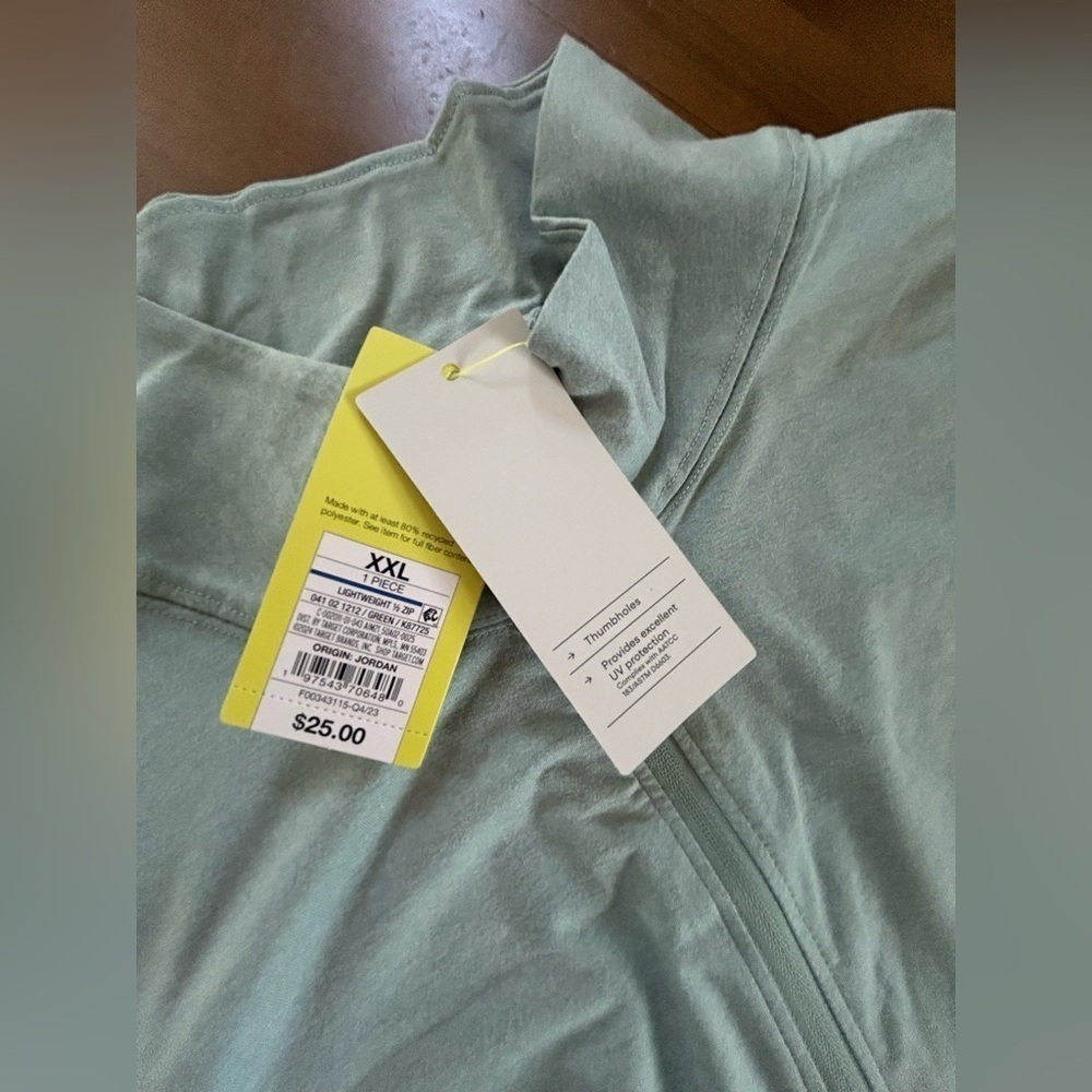 NWT All in Motion 1/2 zip Long Sleeve - Picture 8 of 10